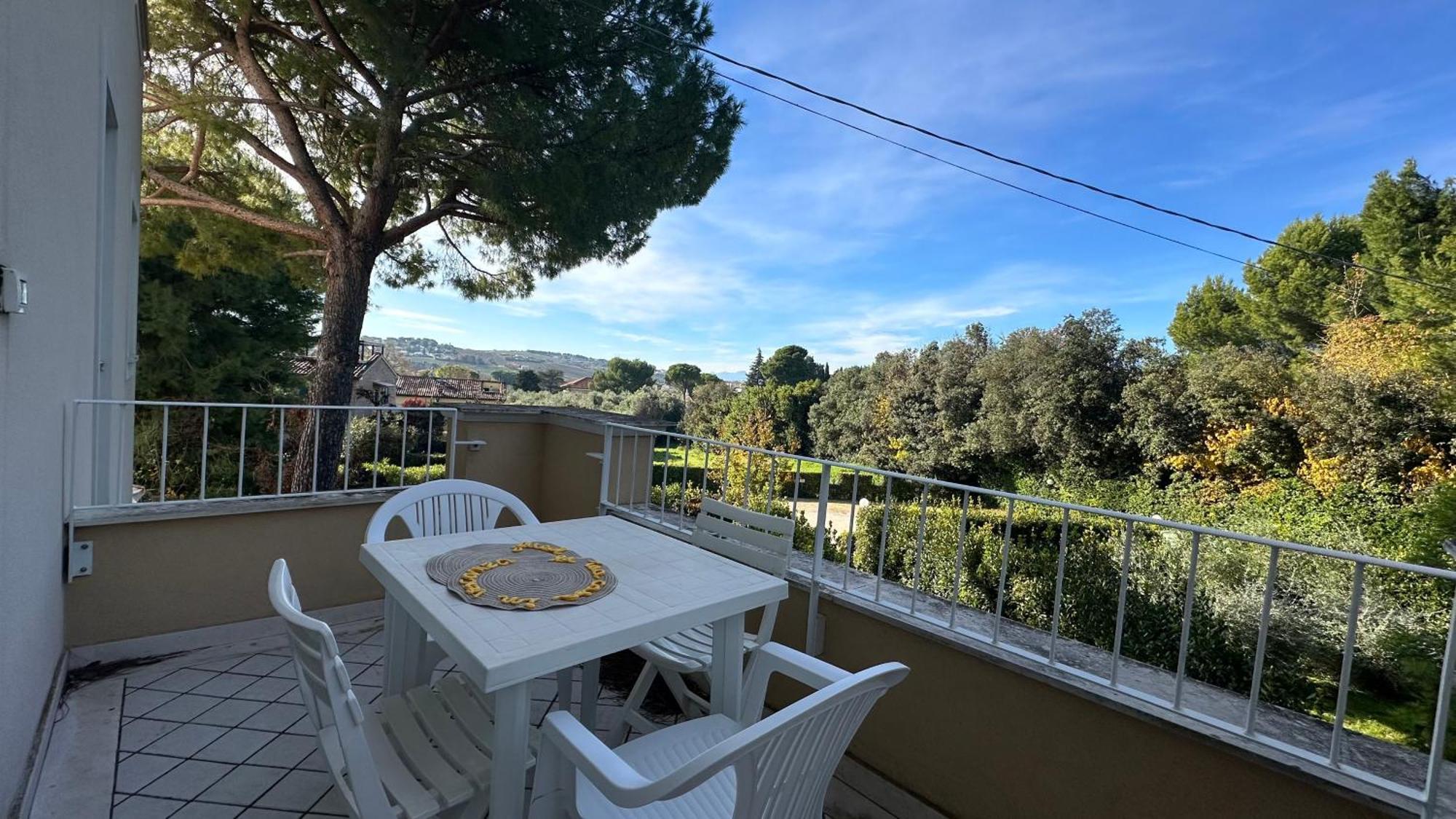 Appartement N185 - Numana, Meraviglioso Trilocale Con Terrazzo E Piscina Numana